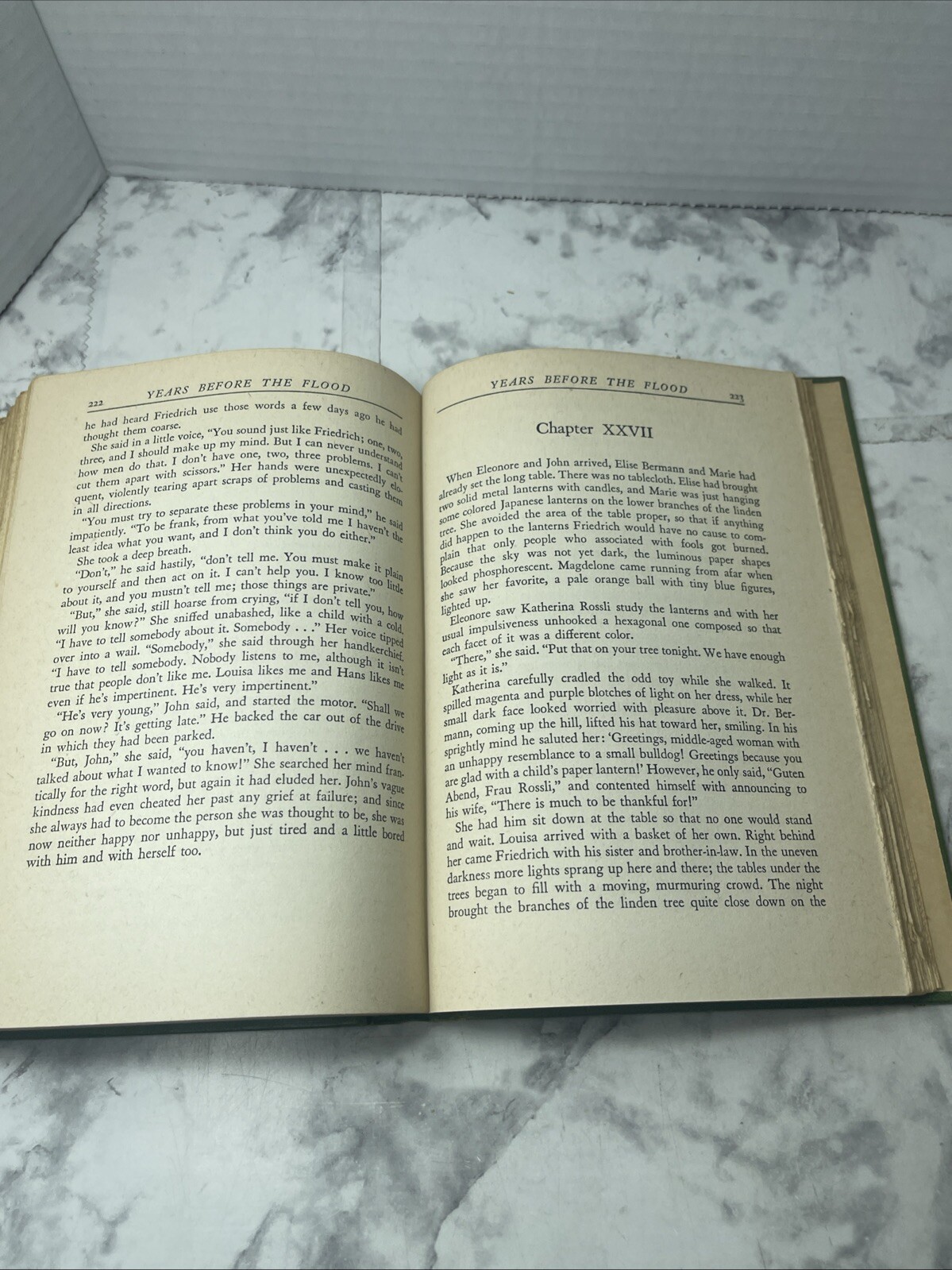 Years Before The Flood by Marianne Roane 1945 Wartime Book VG Hopwood Prize HC