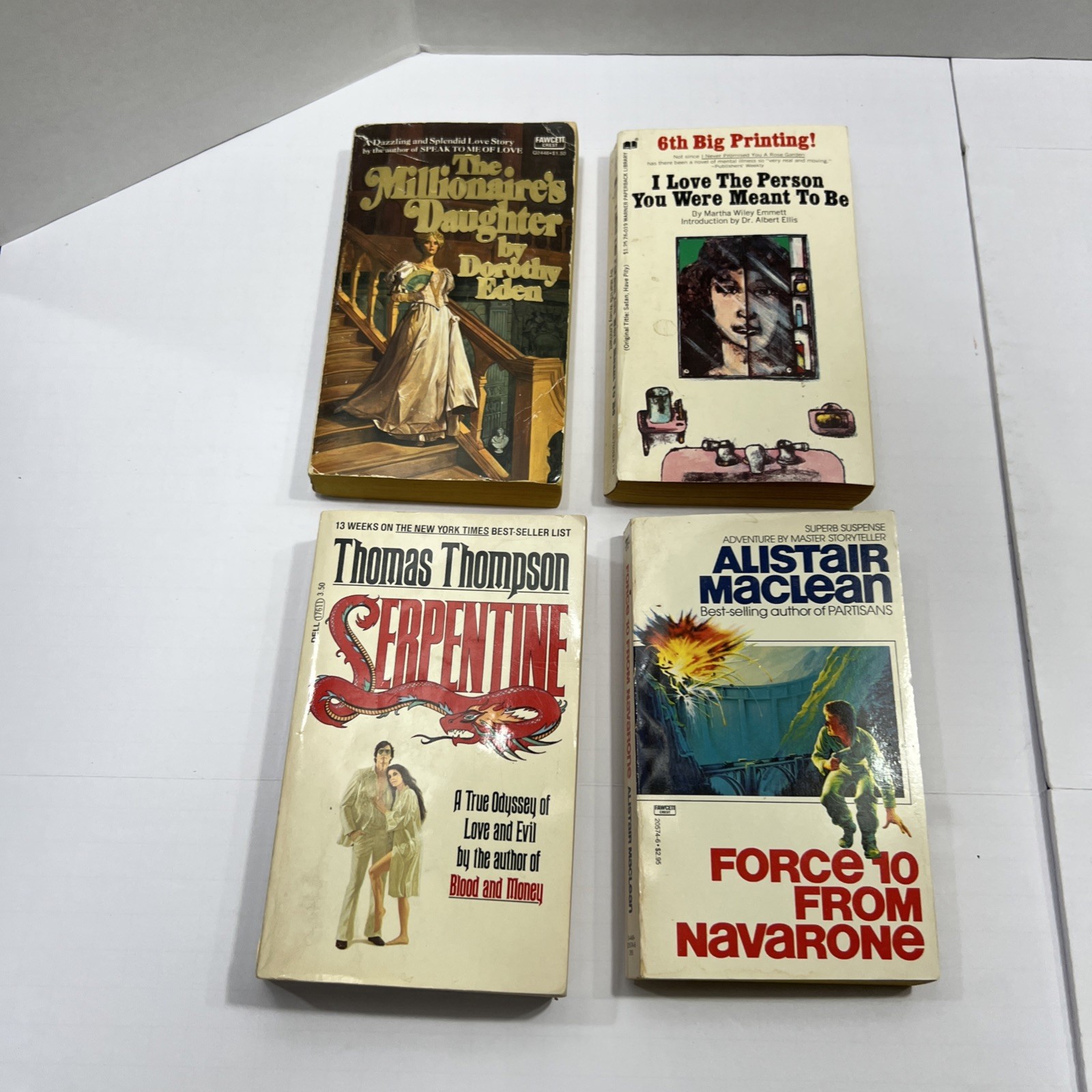 Lot of 16 Mixed Vintage Fiction Mystery Fantasy Crime Books Various Authors PB