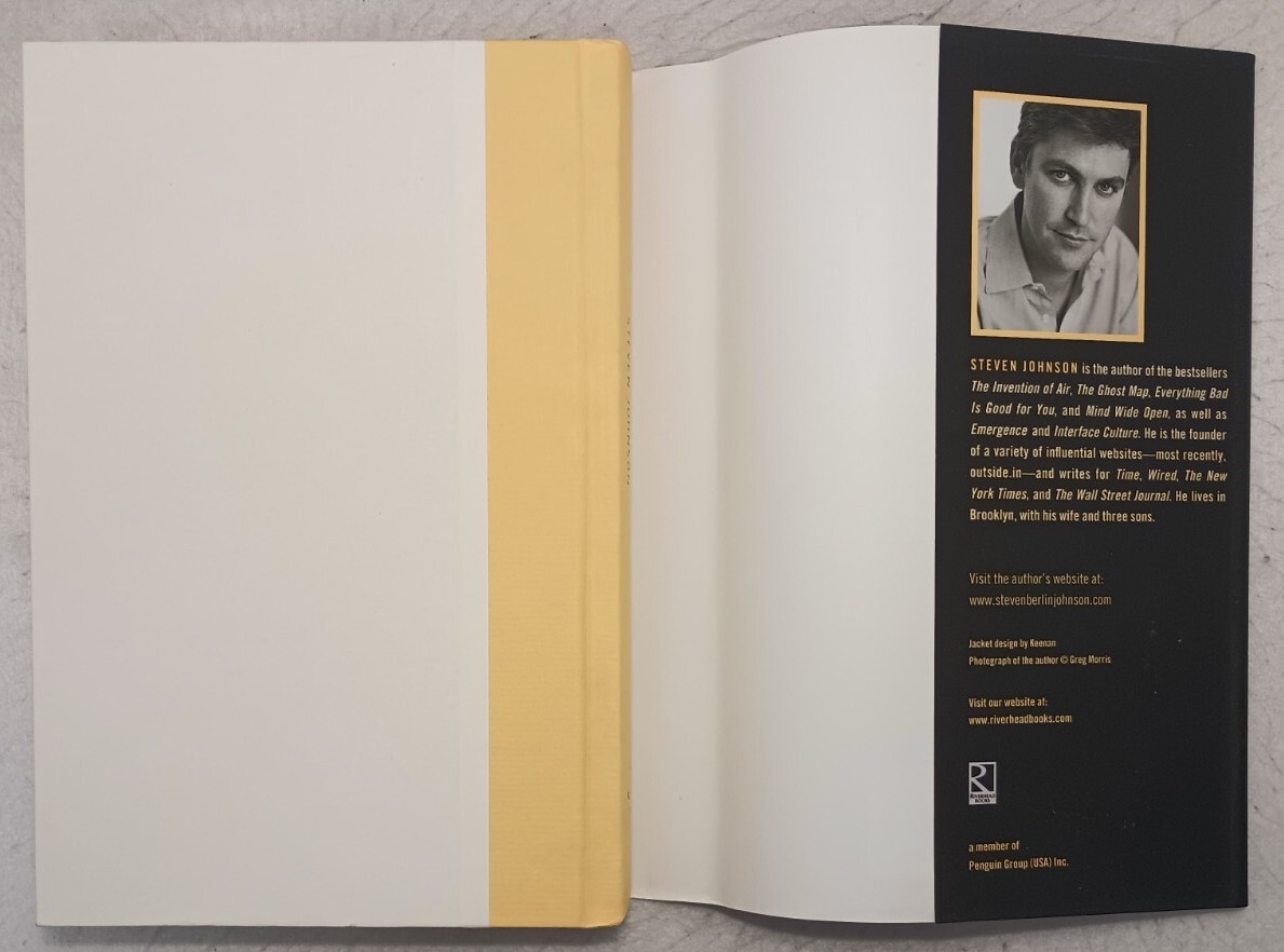 WHERE GOOD IDEAS COME FROM by Steven Johnson (2010, HC/DJ) * SIGNED *