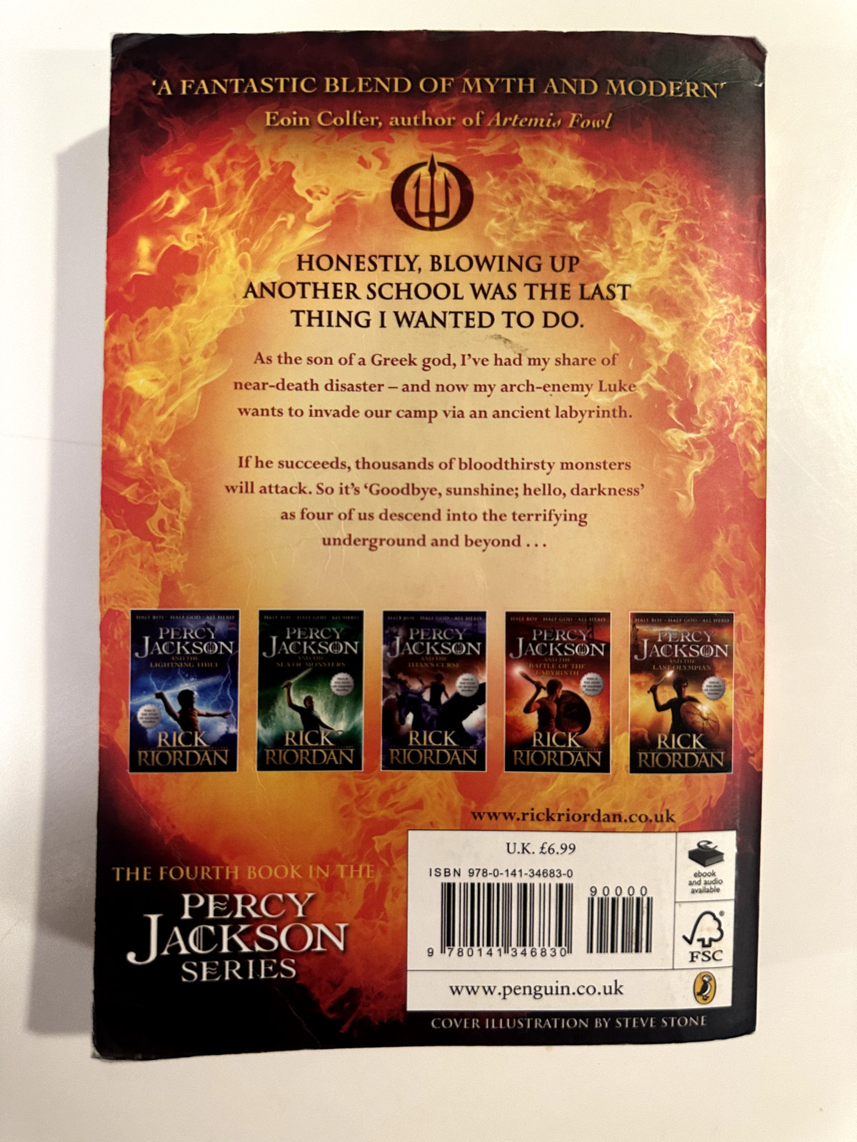 Battle of the Labyrinth (Percy Jackson & the Olympians, Book 4) by Rick Riordan
