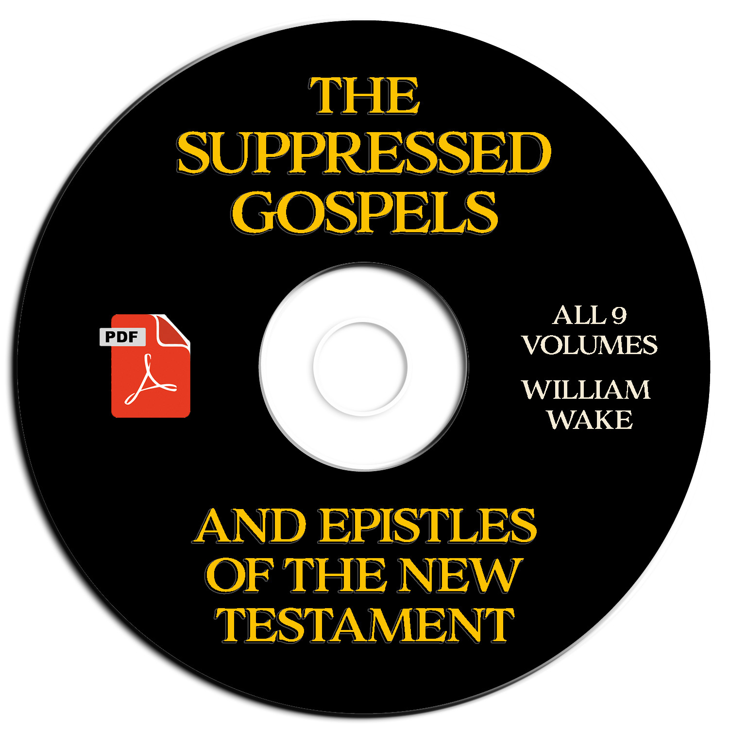 Suppressed Gospels Epistles New Testament-William Wake-9 Volumes-Lost Books-CD