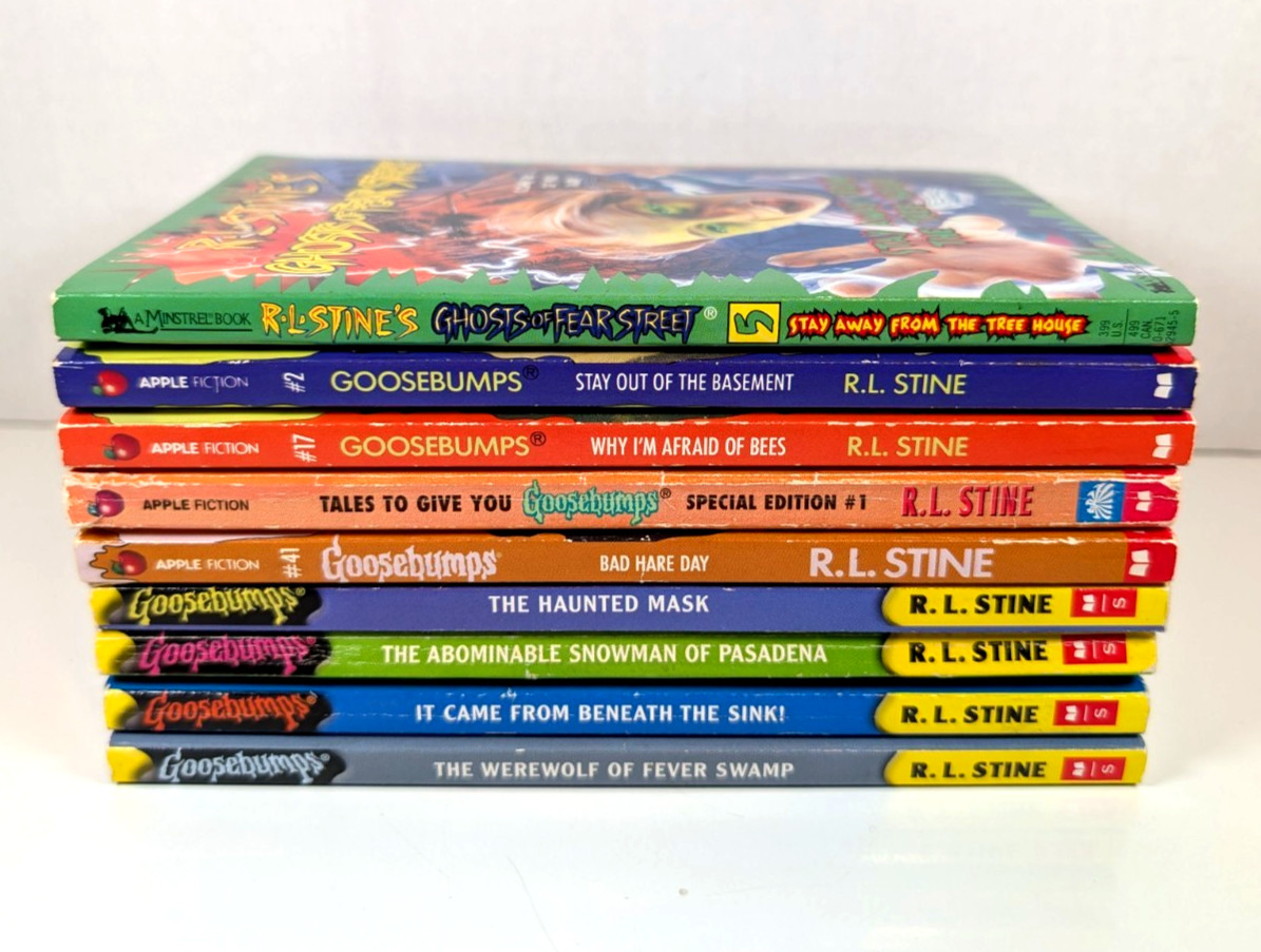 R.L. Stine GOOSEBUMPS Lot of 31 Books – HorrorLand, Most Wanted, Hall of Horrors