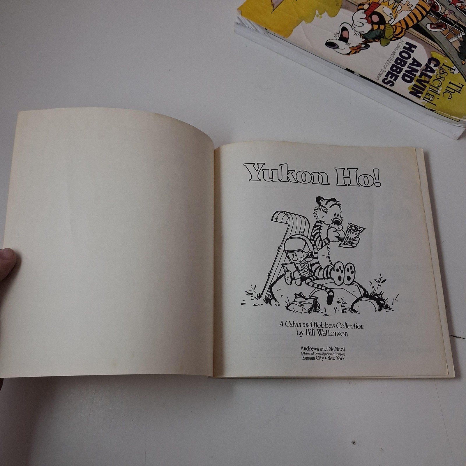 Calvin And Hobbes Books Lot 2 Yukon Ho Essential PB Bill Watterson Comics Humor