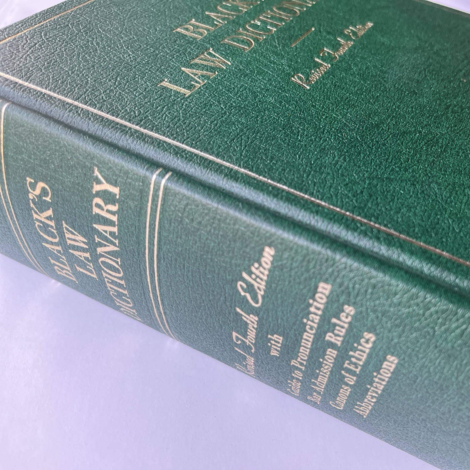 Black’s Law Dictionary – Revised 4th Edition (1968, HC) Henry Campbell MCM Vtg