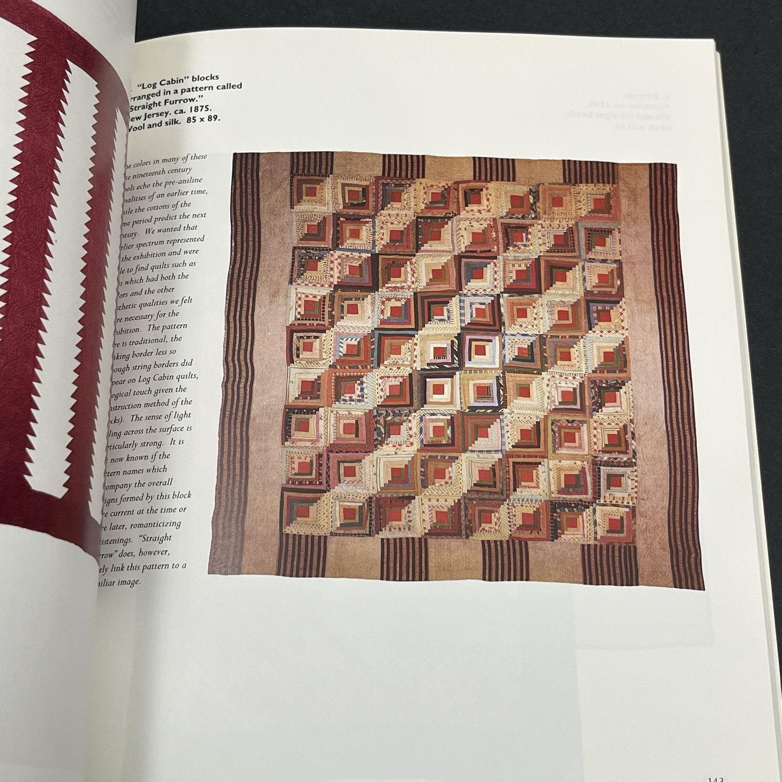 Abstract Design in American Quilts Book J. Holstein Kentucky Quilt 1991 1st ed