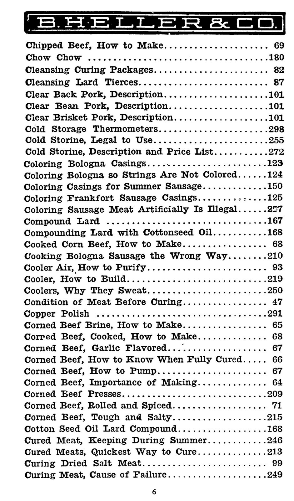 1911 Secrets Of Meat Curing And Sausage Making Vintage Cook Book 305 Pages