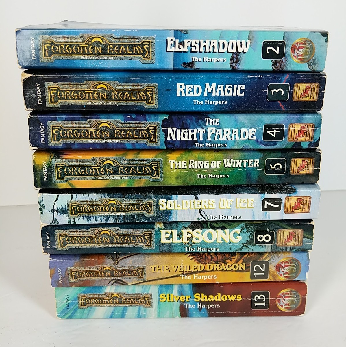 Forgotten Realms THE HARPERS Series #2-5 7 8 12 13~Lot 8 PBs