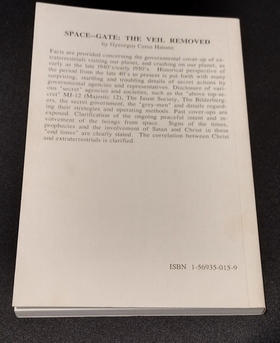 Phoenix Journal #3 Space Gate : The Veil Removed by Gyeorgos C. Hatonn 1993