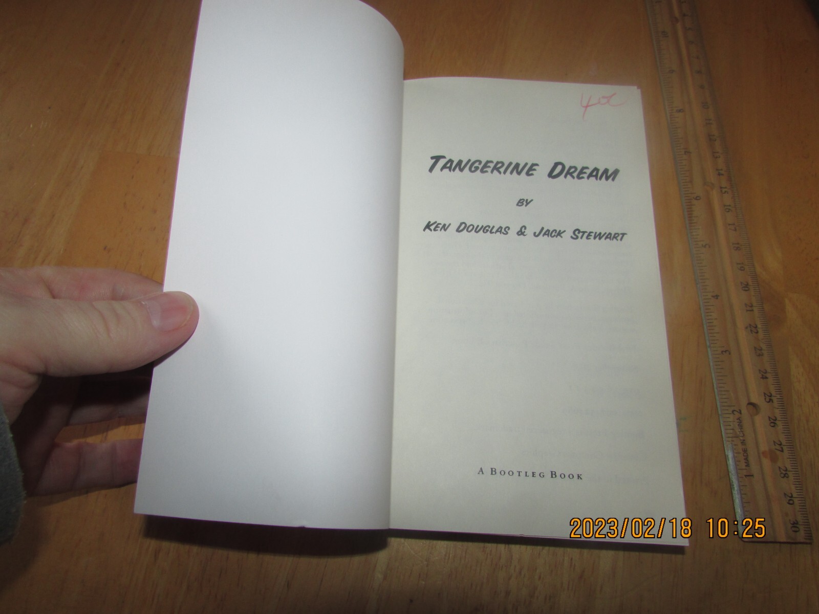 Tangerine Dream by Jack Stewart and Ken Douglas (2003, Trade Paperback)