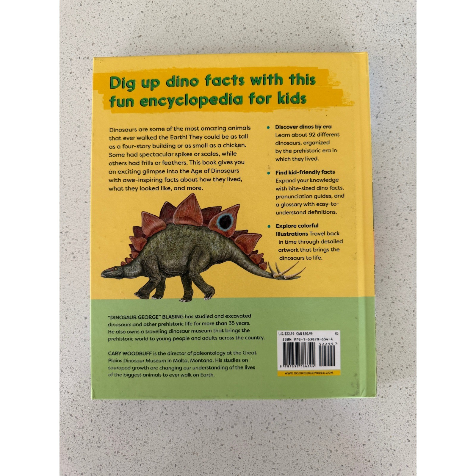 Dinosaur Encyclopedia for Kids Big Book Prehistoric Creatures George Blasing HC