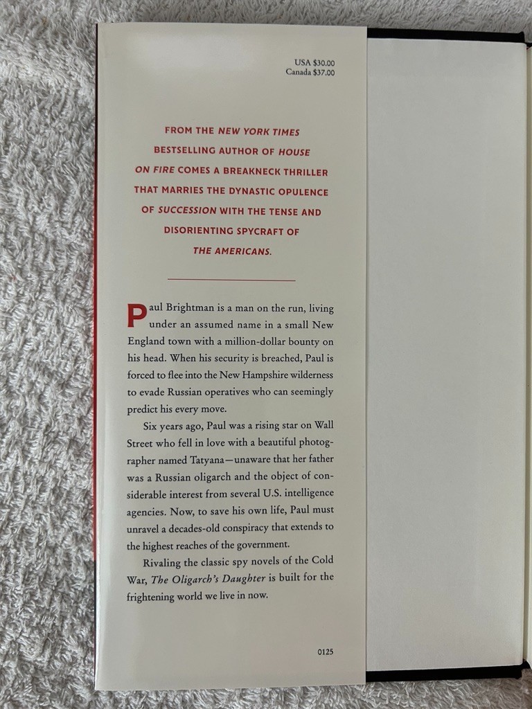 Joseph Finder, Stand Alone Novels: The Oligarch’s Daughter; Company Man
