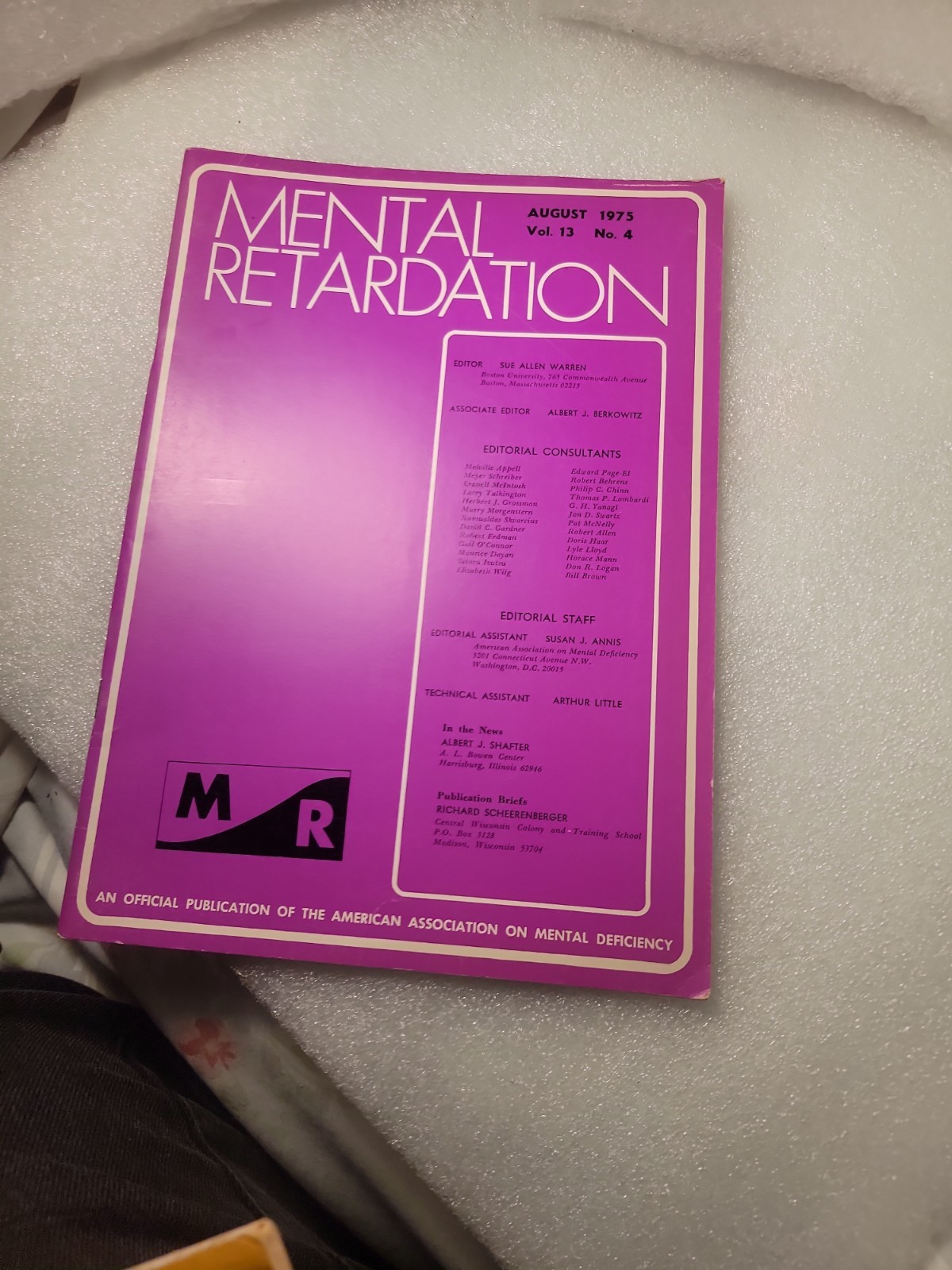 12pcs LOT! RARE FIND! Mental Retardation AAMD Magazines Publications