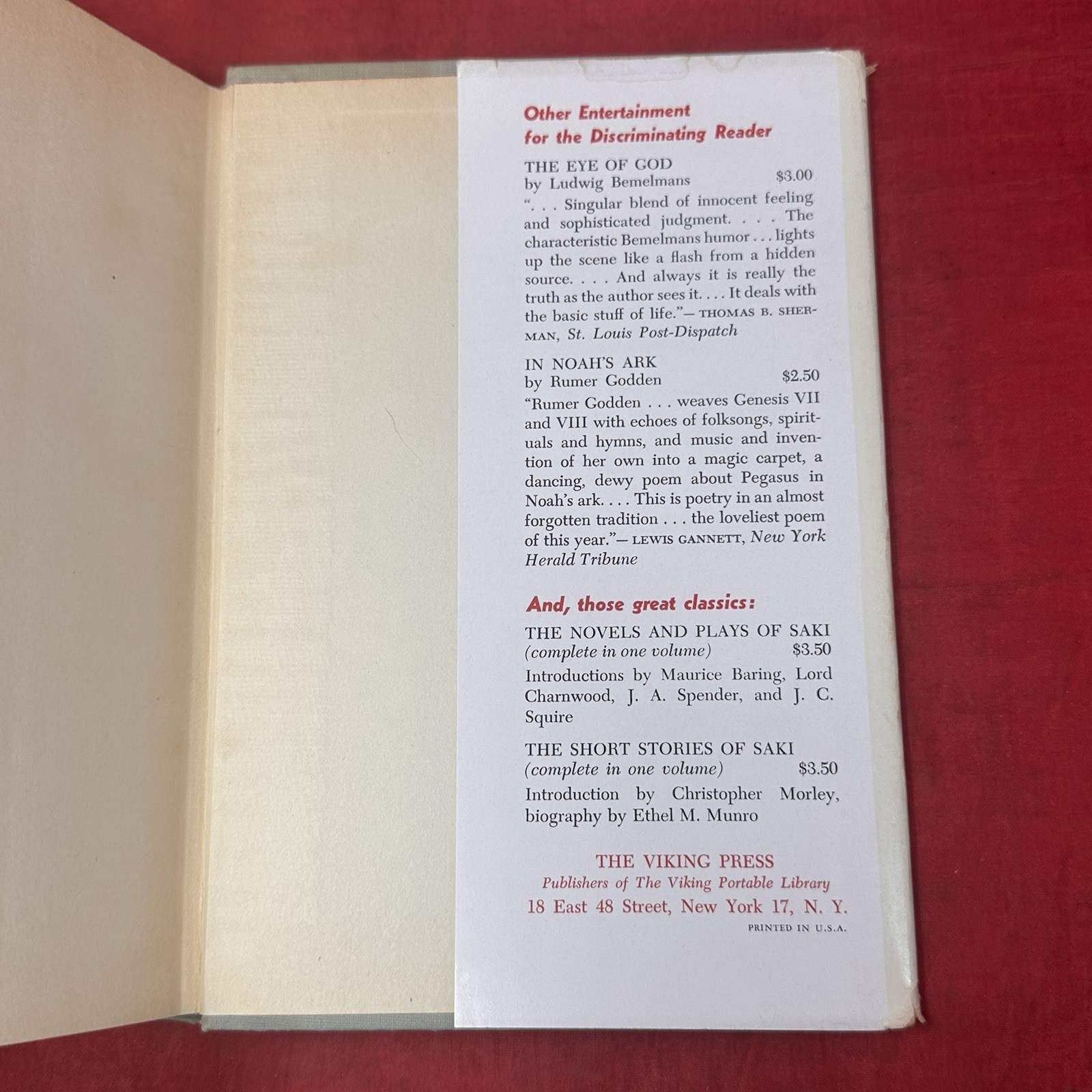 Henry Green Nothing 1950 Viking Press First Edition Dust Jacket HC VTG Book
