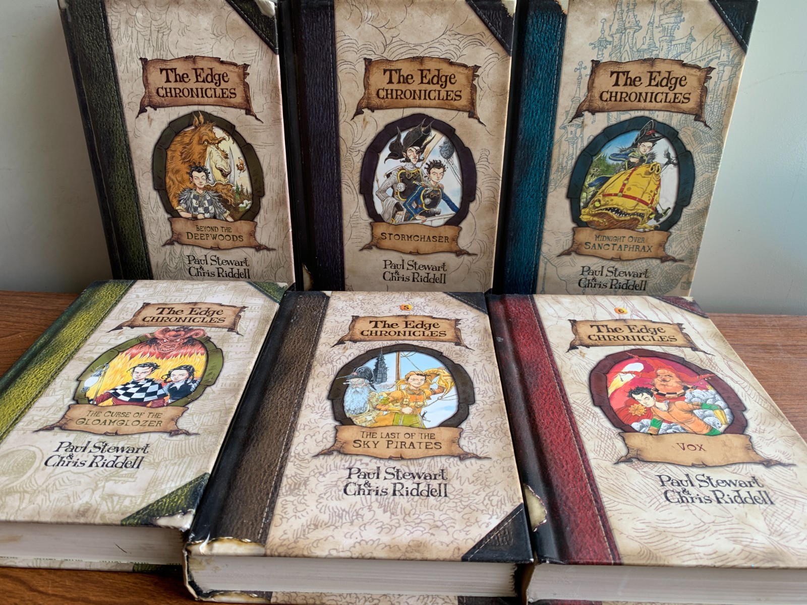 Complete Hardcover Set of The Edge Chronicles 1-6 Paul Stewart Chris Riddell Lot