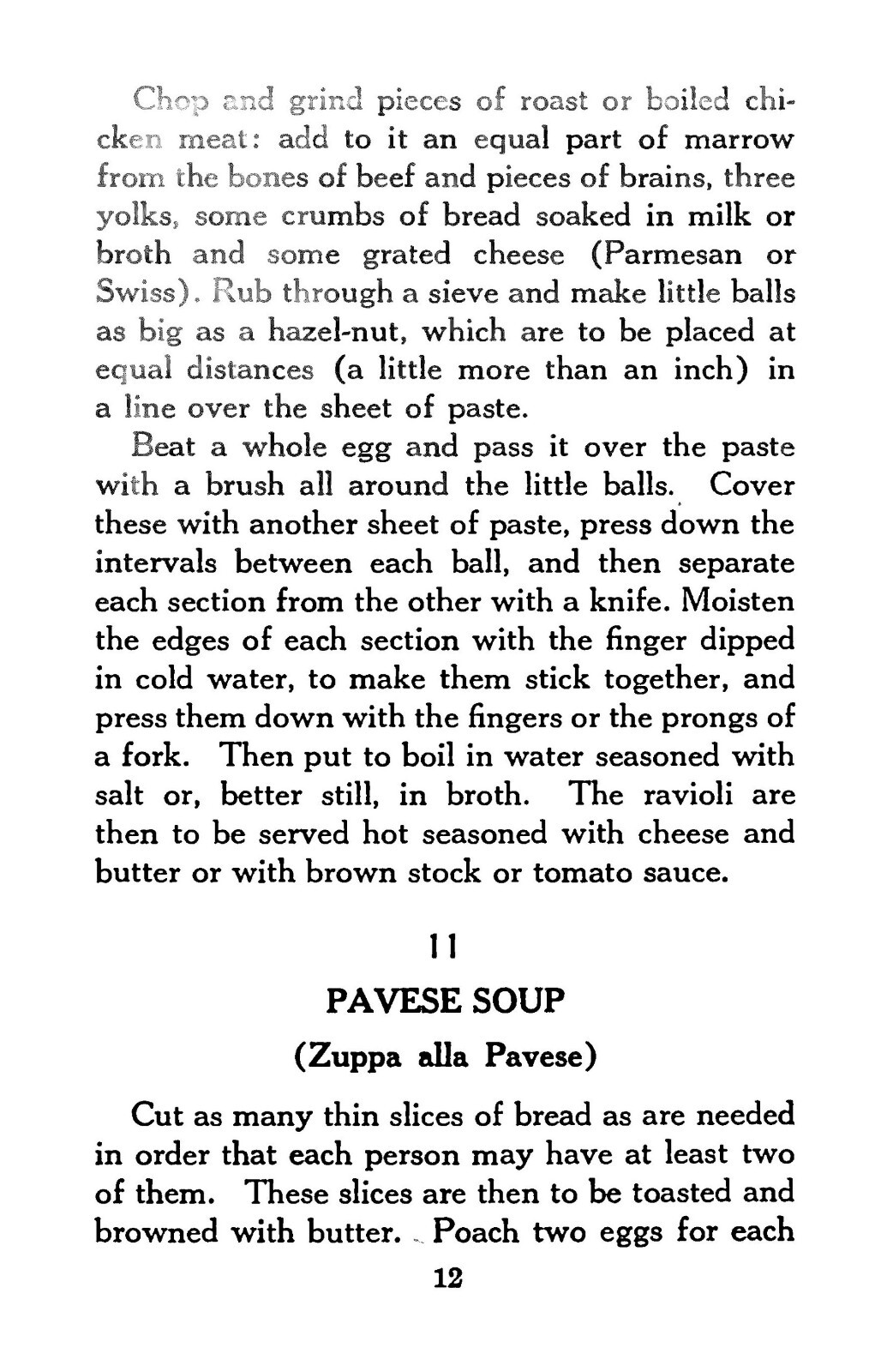 Italian Cook Book The Art Of Eating Well “1919” 158 Pages