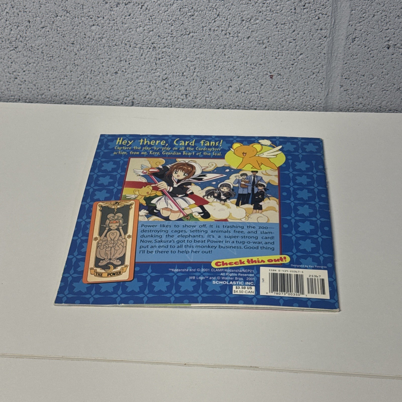Cardcaptors Power Play by Kimberly Weinberger 2001 (Includes Stickers)