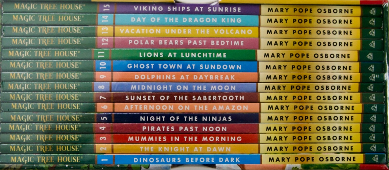 Magic Treehouse by Mary Osborne Collection Set: Books 1-15