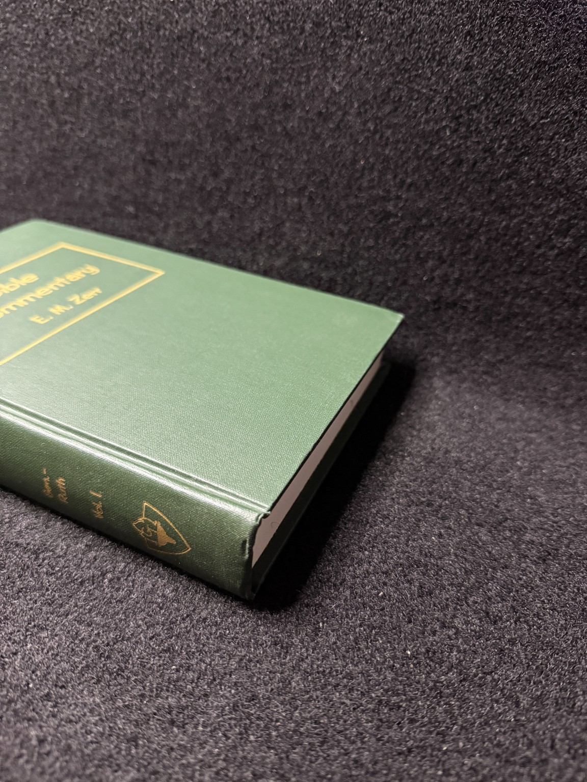 Bible Commentary Vol 1 E.M. Zerr 1947 Guardian of Truth Hardcover