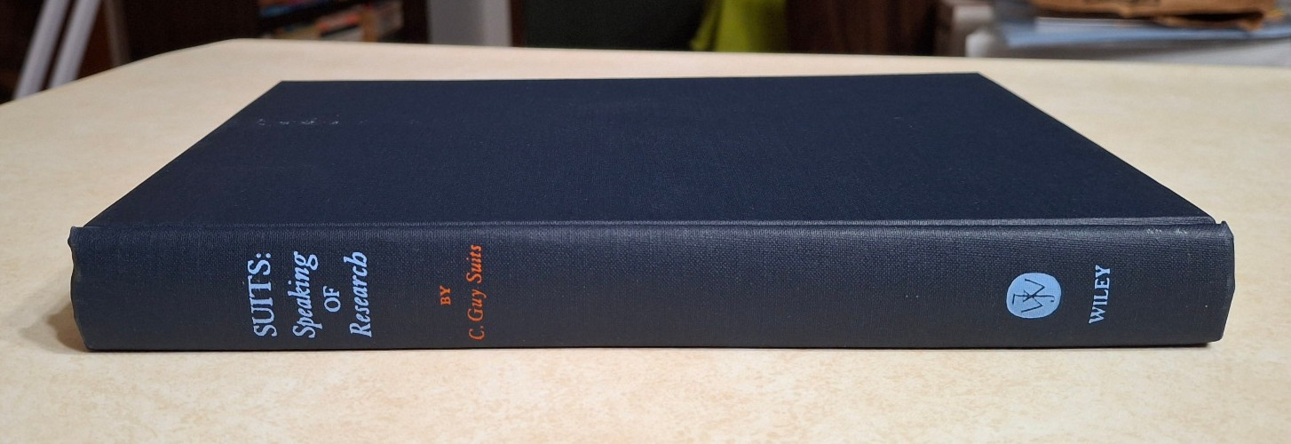 Suits Speaking of Research Vintage General Electric GE Schenectady NY History HC
