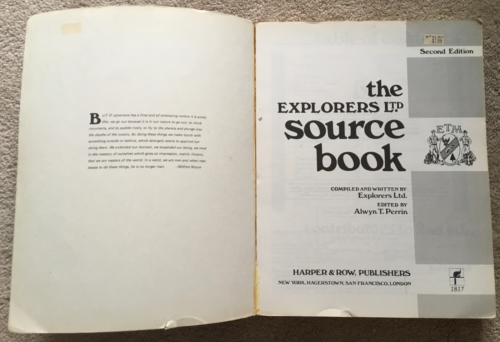 The Explorers Ltd. Source Book: Paperback – New and Enlarged 1977 Edition