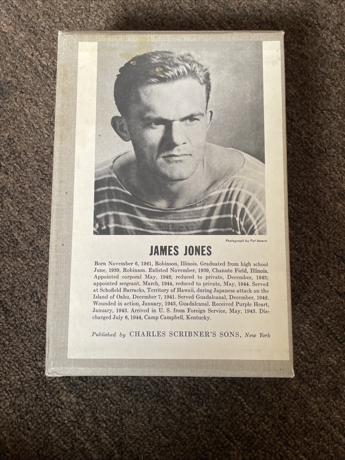 JAMES JONES FROM HERE TO ETERNITY The First Edition Library