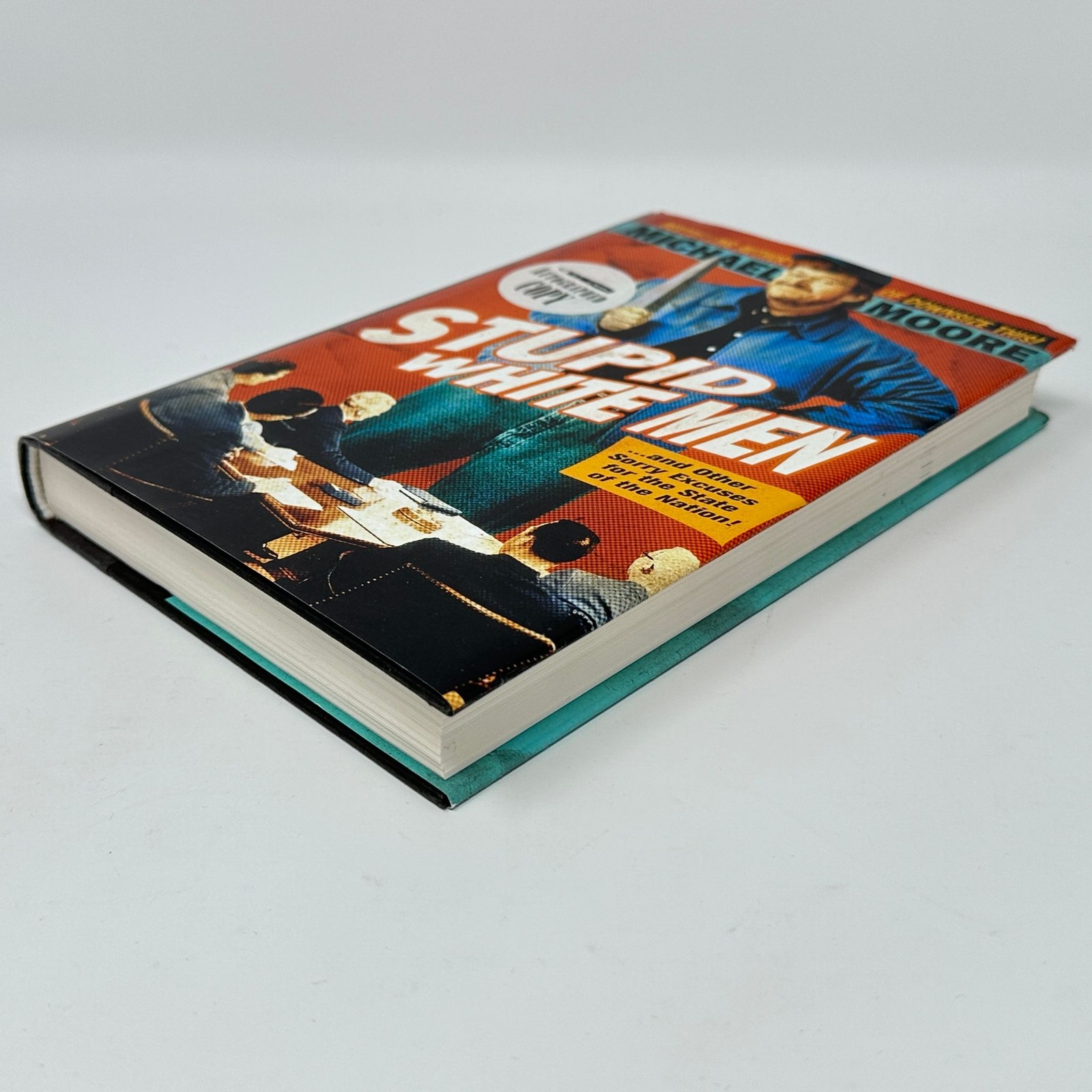 Michael Moore Stupid White Men Hardcover 1st Edition Autographed ReganBooks 2001