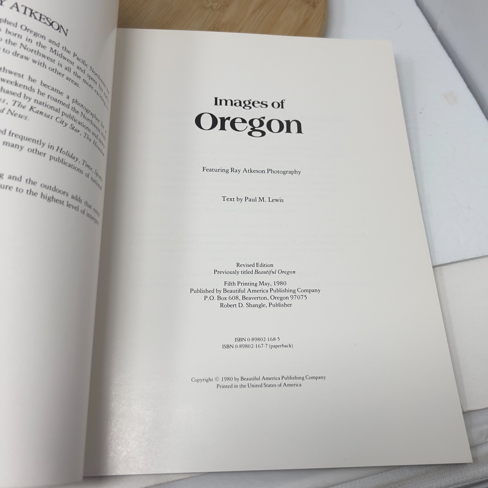 Images of OREGON Featuring Ray Atkeson Photography (Paperback, 1980)