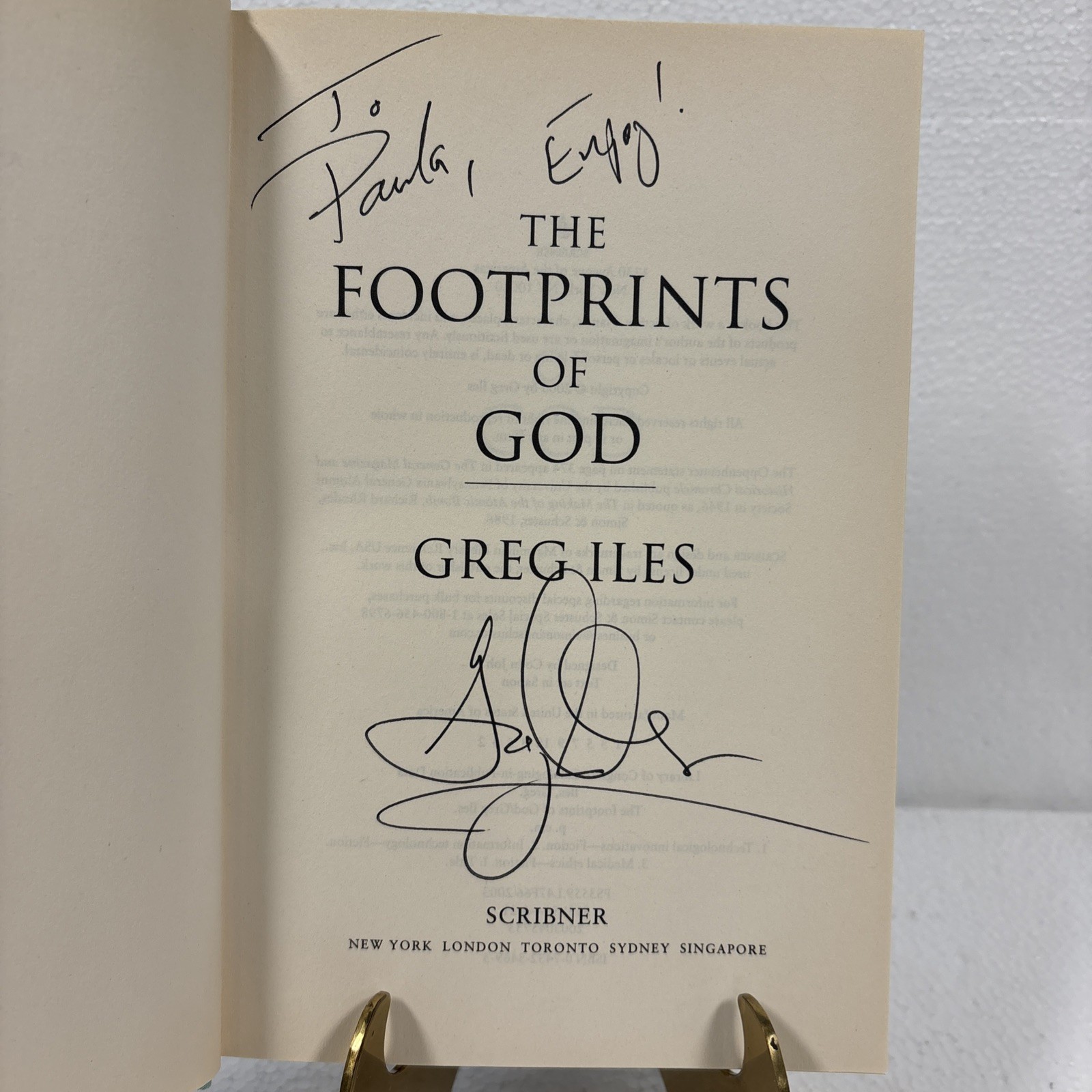 Lot of 4 Standalone Novels by Greg Iles, SIGNED! First Editions/First Printing