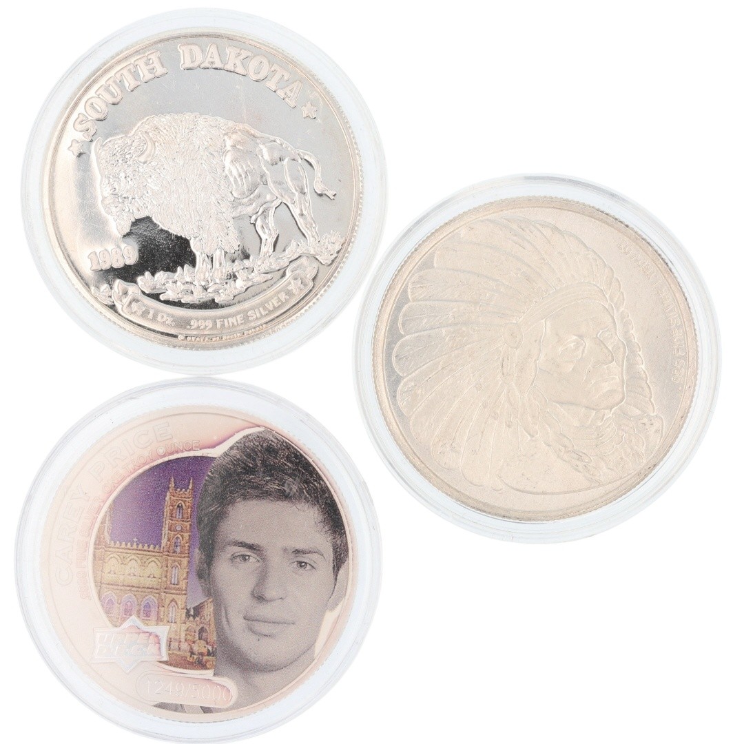Assorted 1 oz .999 Fine Silver Rounds / Bar Variety Collection Set of 34