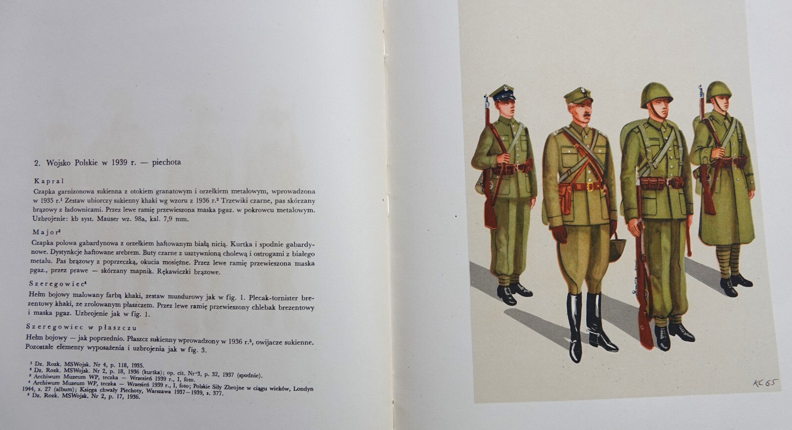 ZOLNIERZ POLSKI UBIOR UZBROJENIE I OPORZADZENIE 1939-1965 BY KAROL LINDER ET.AL.