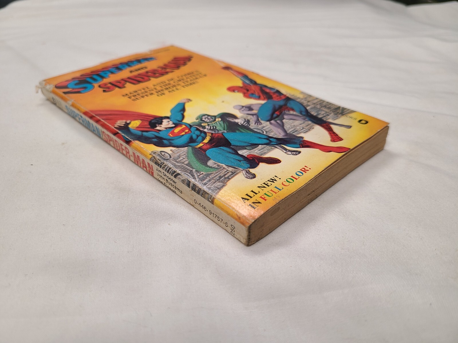 Superman and Spiderman Joe Sinnott John Buscema and Jim Shooter 1981, Paperback