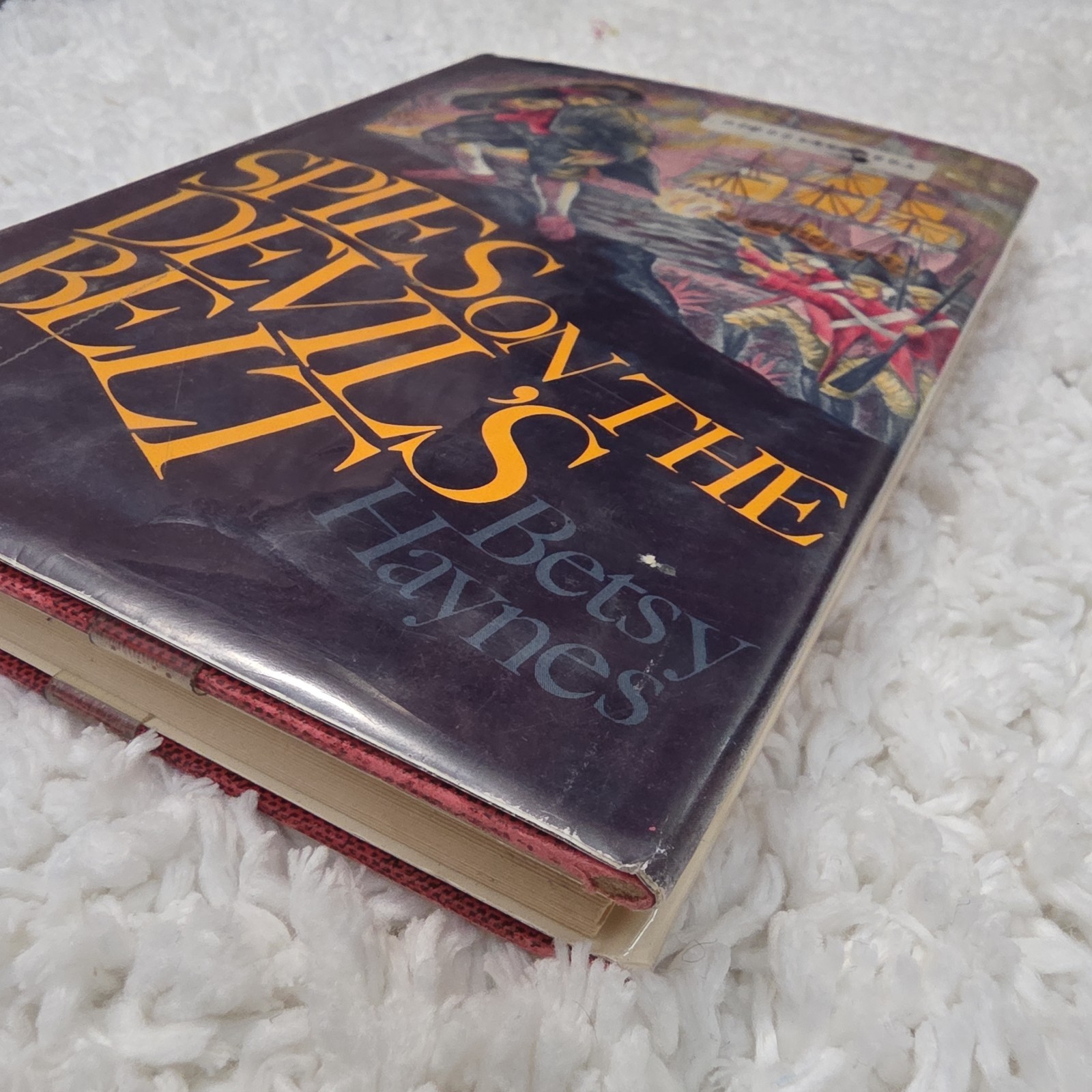 *SIGNED* *FIRST EDITION* Spies on the Devil’s Belt by Betsy Haynes (Hardcover)