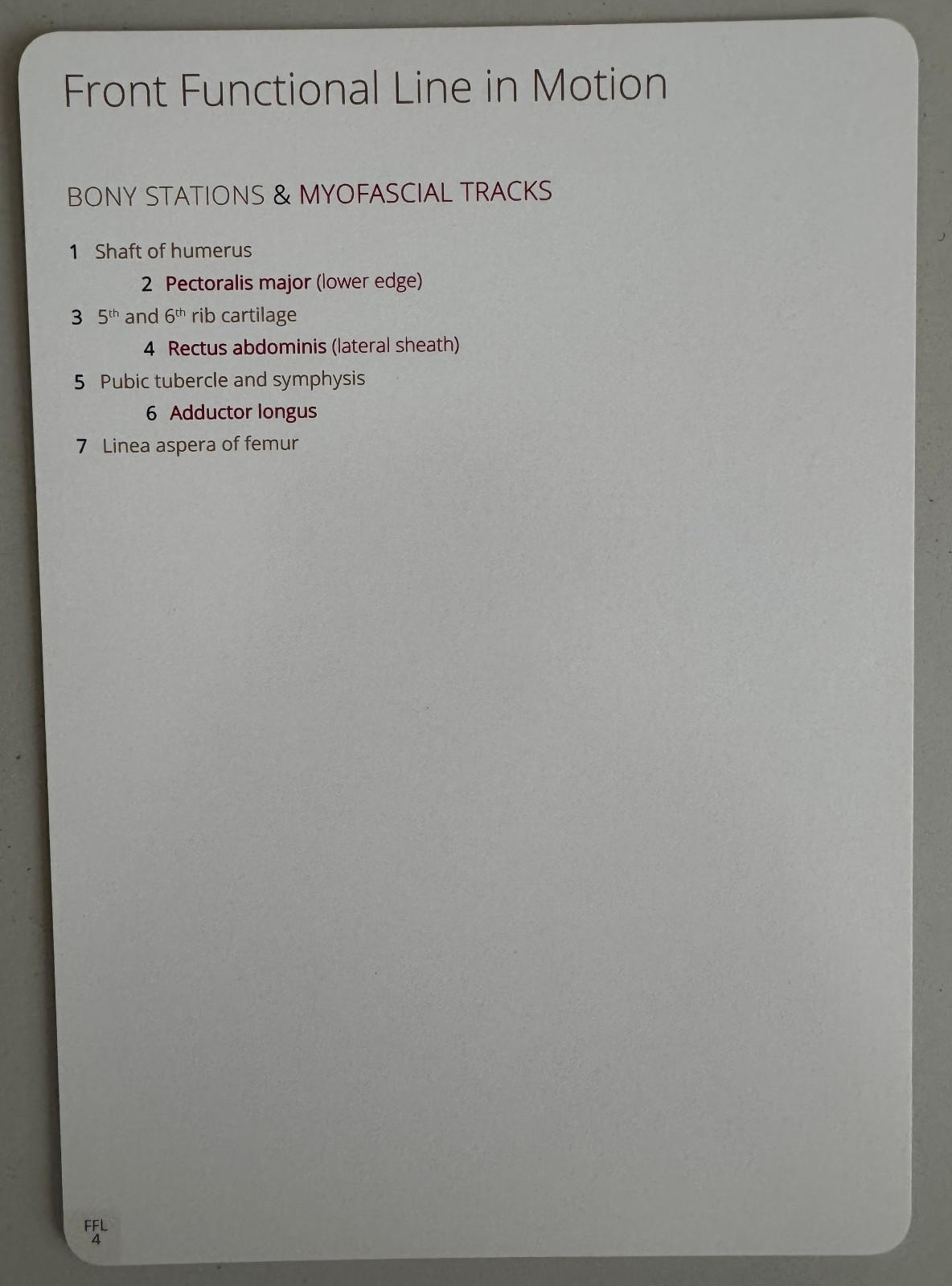 ANATOMY TRAINS IN MOTION-EDUCATION IN A BOX-80 LEARNING CARDS – 2018 – BOX SET
