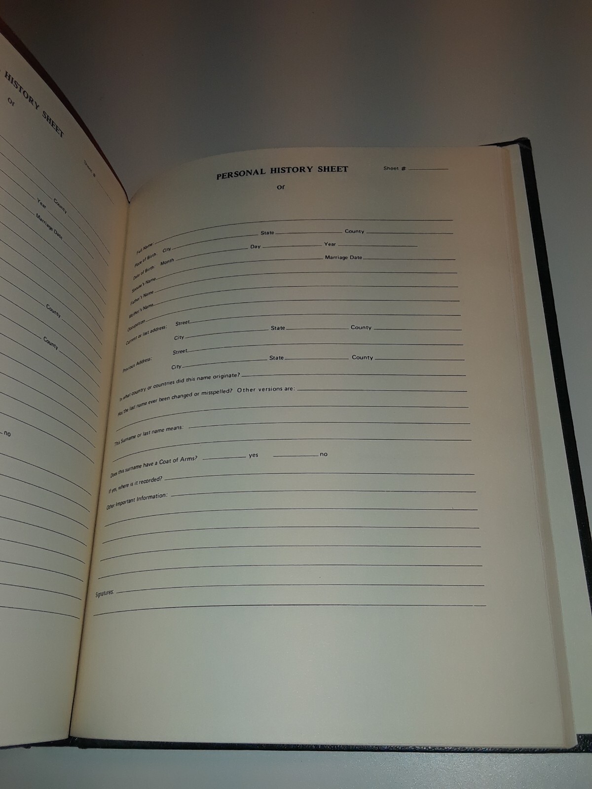 The Harper Family Heritage Book 007 by Beatrice Baily VG+ Hardcover Faux Leather