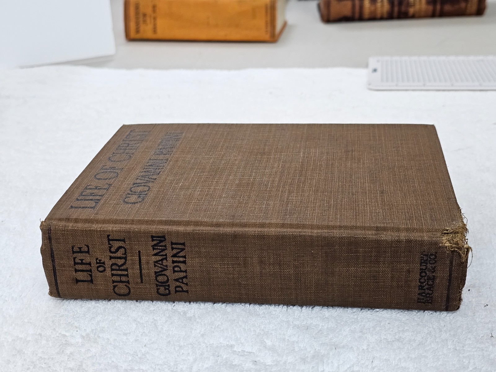 LIFE OF CHRIST by Giovanni Papini 1925 Translated – Harcourt Brace And Company