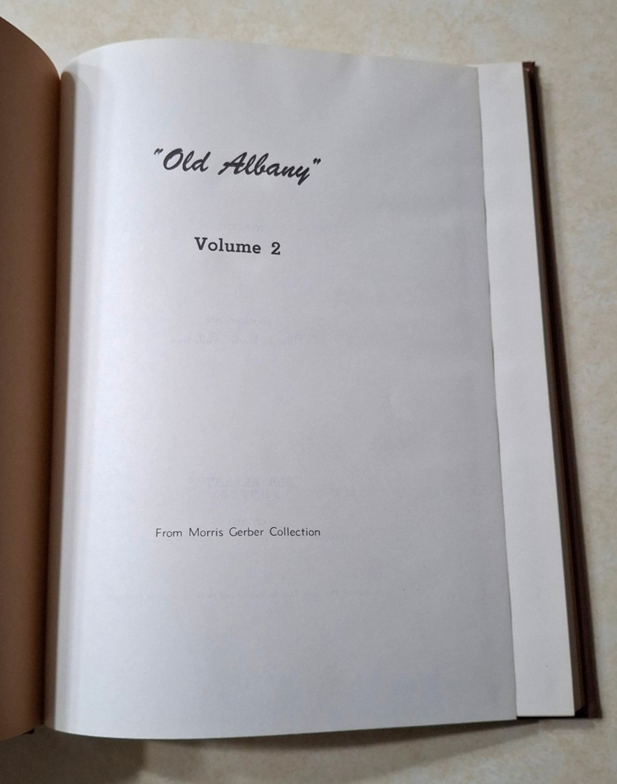 Old Albany Morris Gerber Collection Volume 1 2 3 Set Vintage NY History Photos