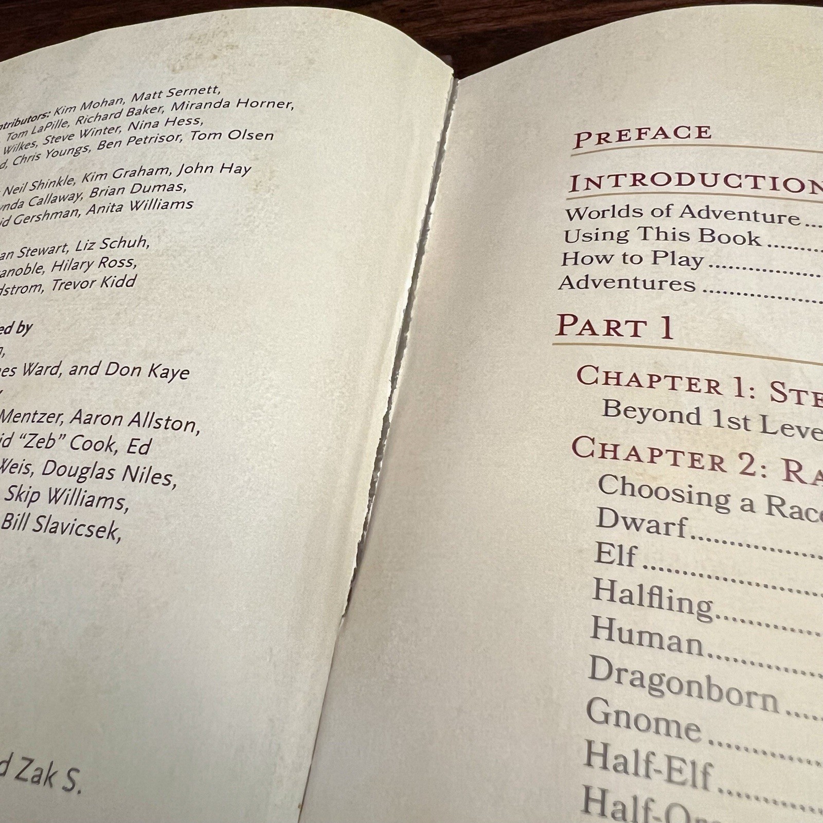 D&D Player’s Handbook 5th Edition Hardcover 2014 4th Printing Dungeons Dragons
