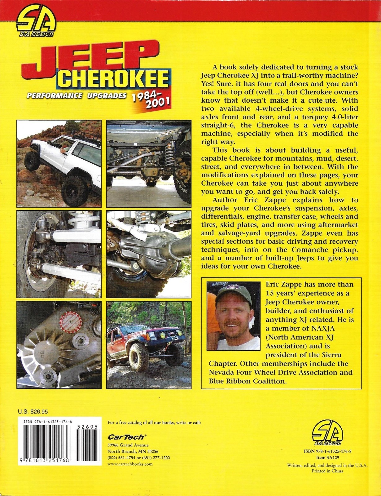 Jeep Cherokee Performance Upgrades, 1984-2001 by Eric Zappe (Paperback)