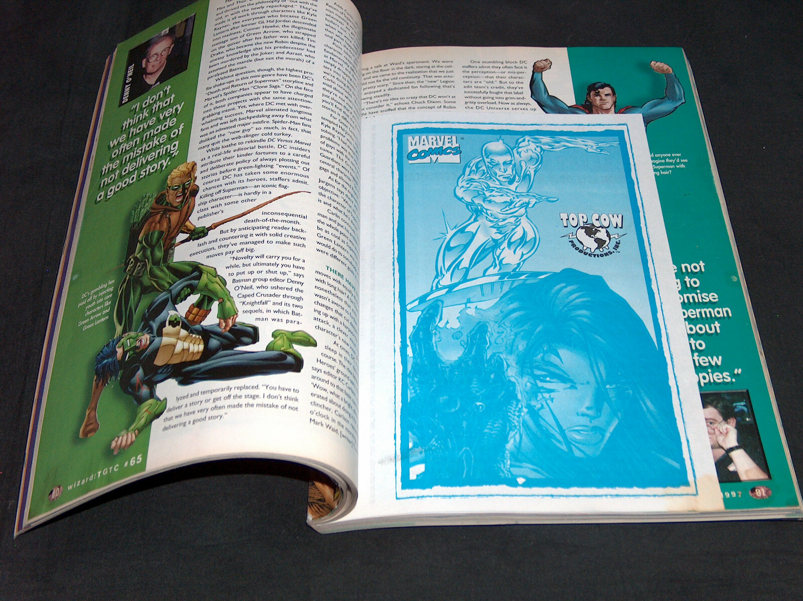 WIZARD January 1997 #65 Magazine Wolverine 1996 Year End Big Momma Issue VG