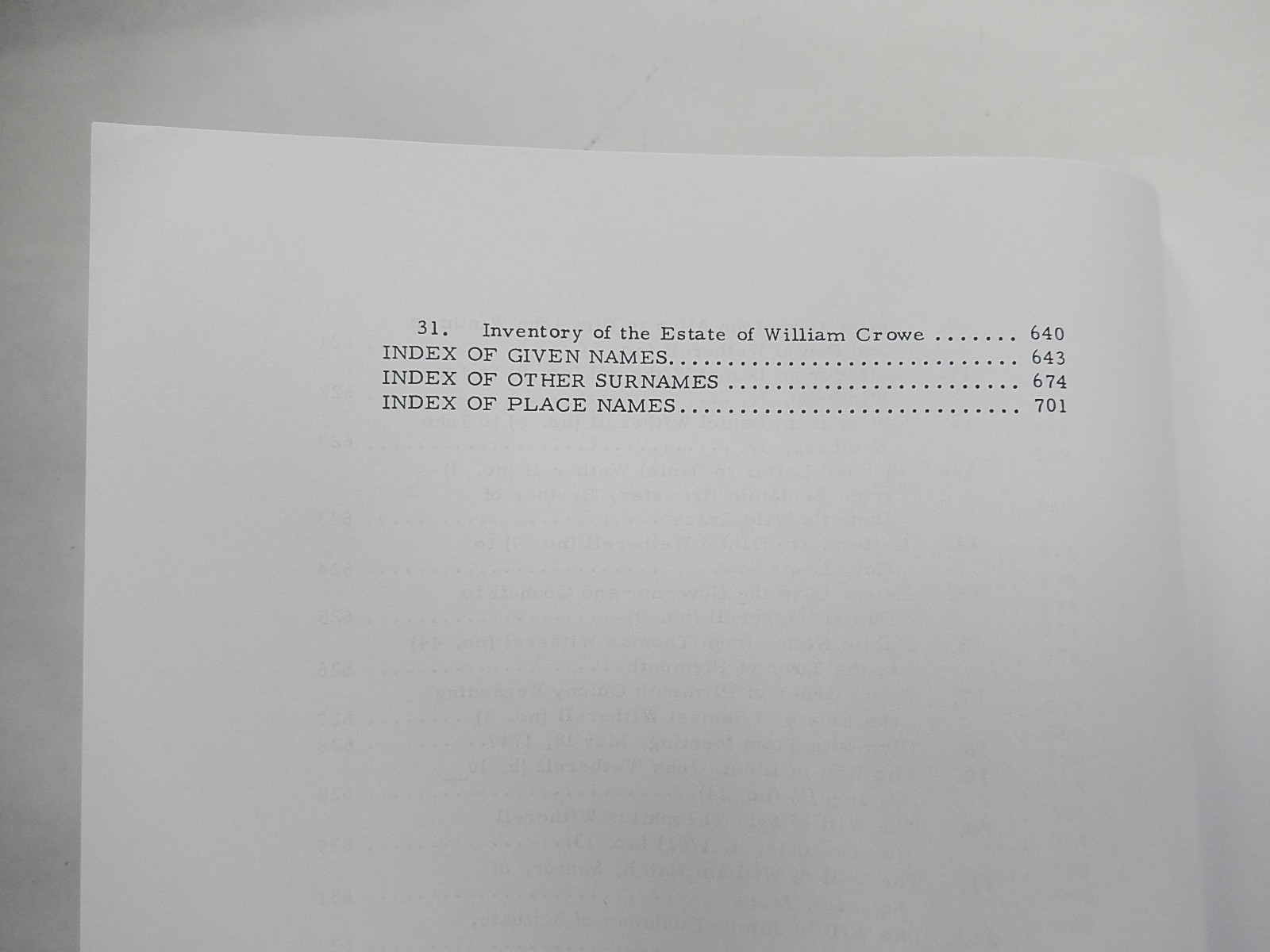 History and Genealogy of Witherell, Wetherell, Witherill of New England, 1976,HC