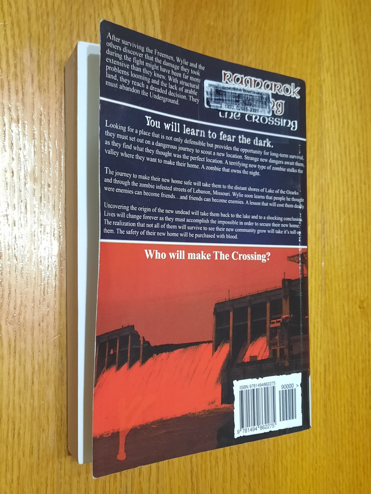 The Crossing Book Three Ragnarok Rising Saga Series by DA Roberts 1st Edition