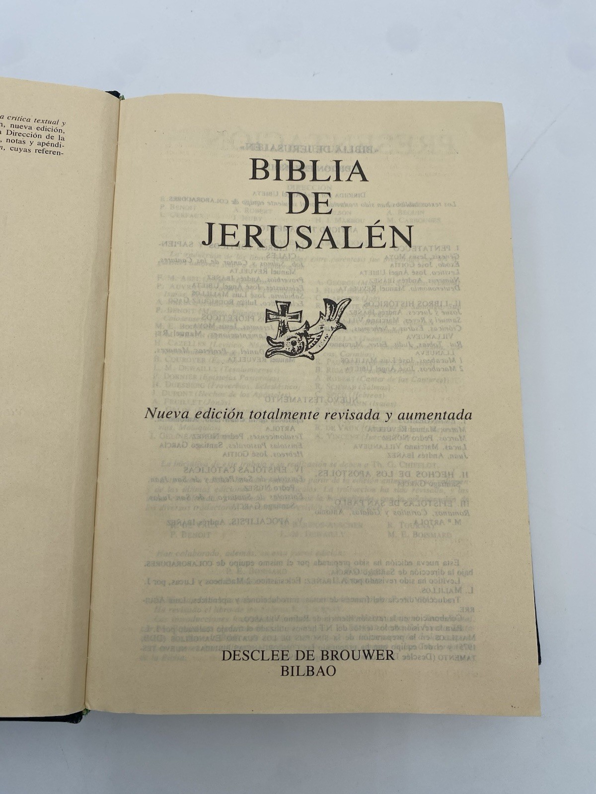 Biblia de Jerusalén (Spanish Edition) Vintage Jerusalem Bible 1975