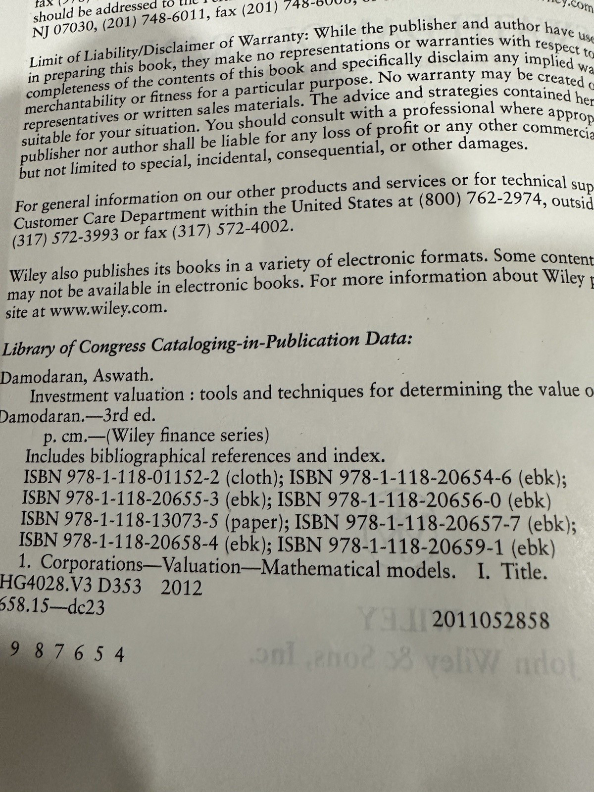 Investment Valuation Tools and Techniques for Determining the Value of Any