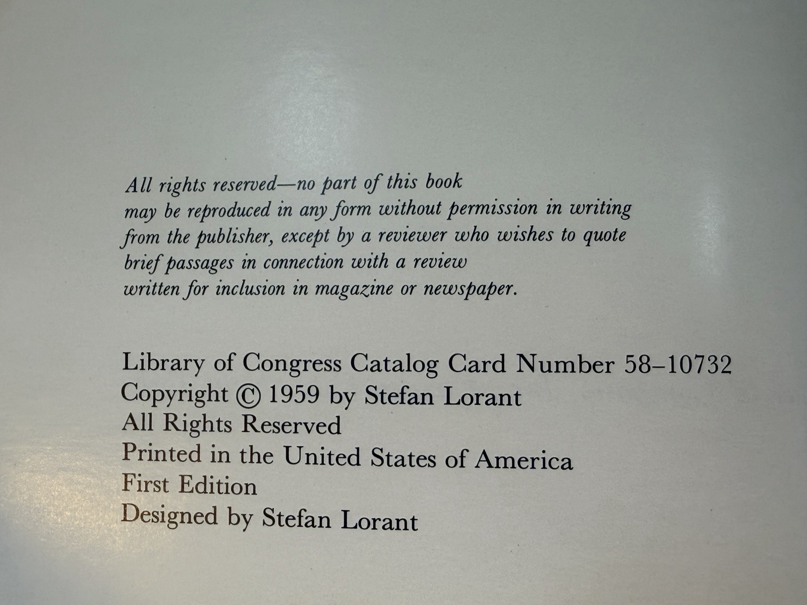SIGNED 1st Ed 1959: Life & Times of Theodore Roosevelt by Lorant HC/DJ 📖