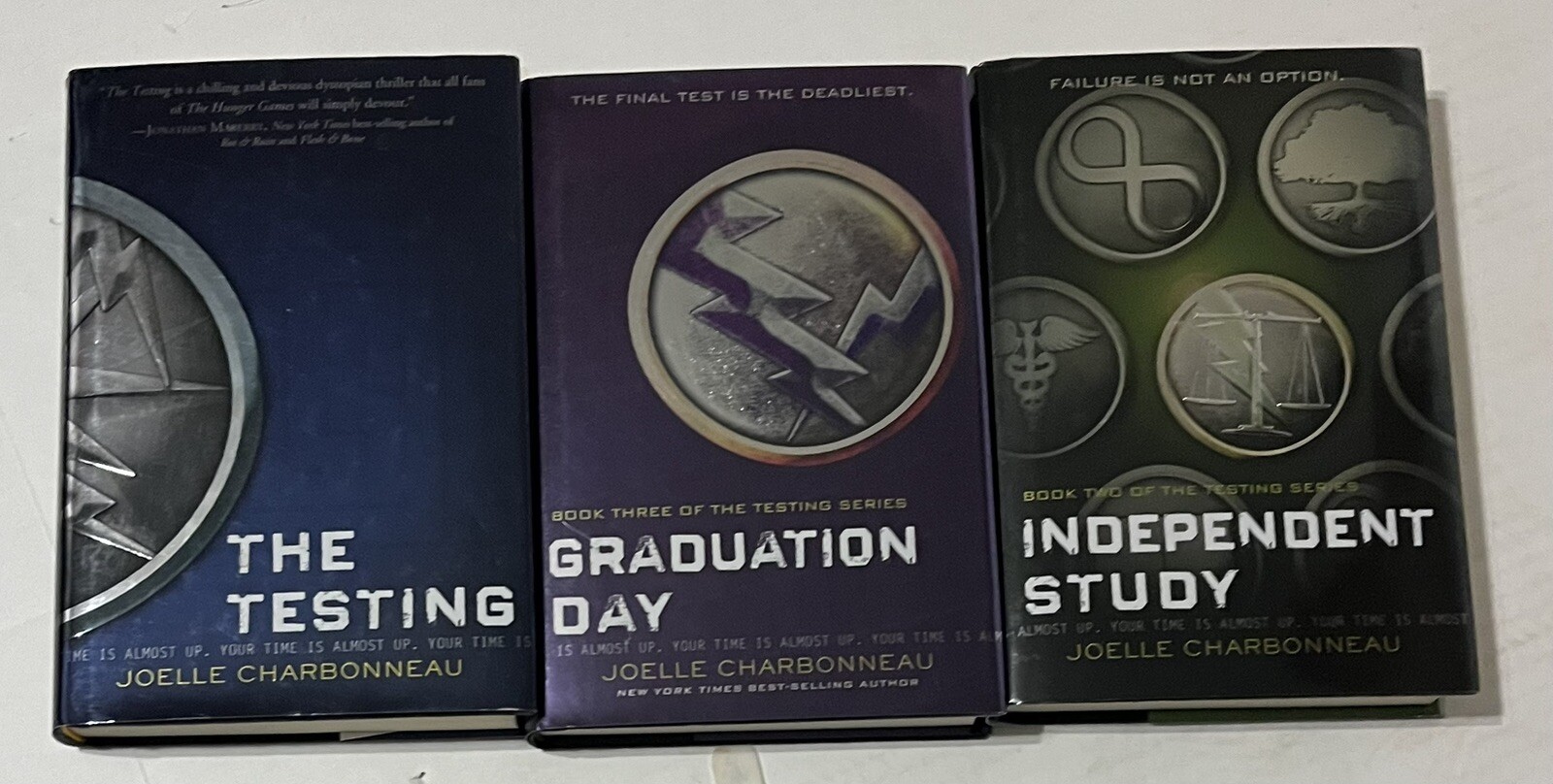 Testing Trilogy by Joelle Charbonneau (2014, Quantity Pack) 3 Hardcover