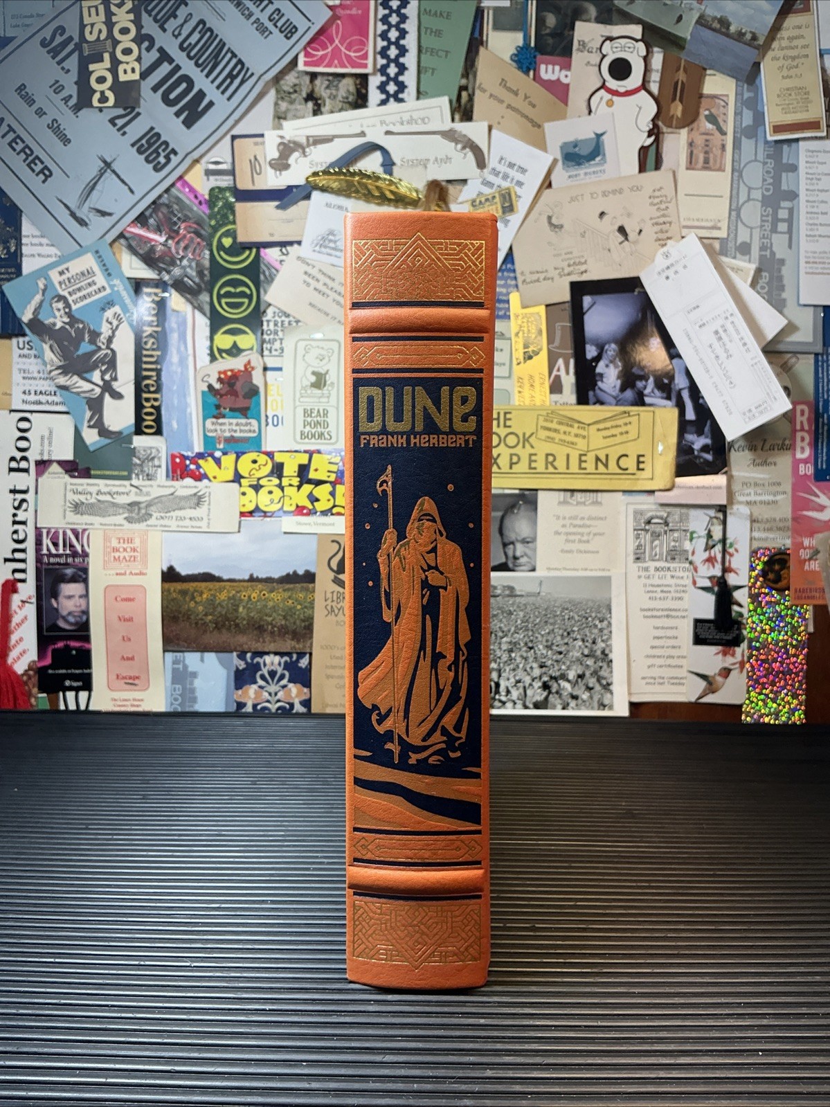 Dune Frank Herbert Deluxe Hardcover ACE Special Edition Leather / Gold Gilt Nice