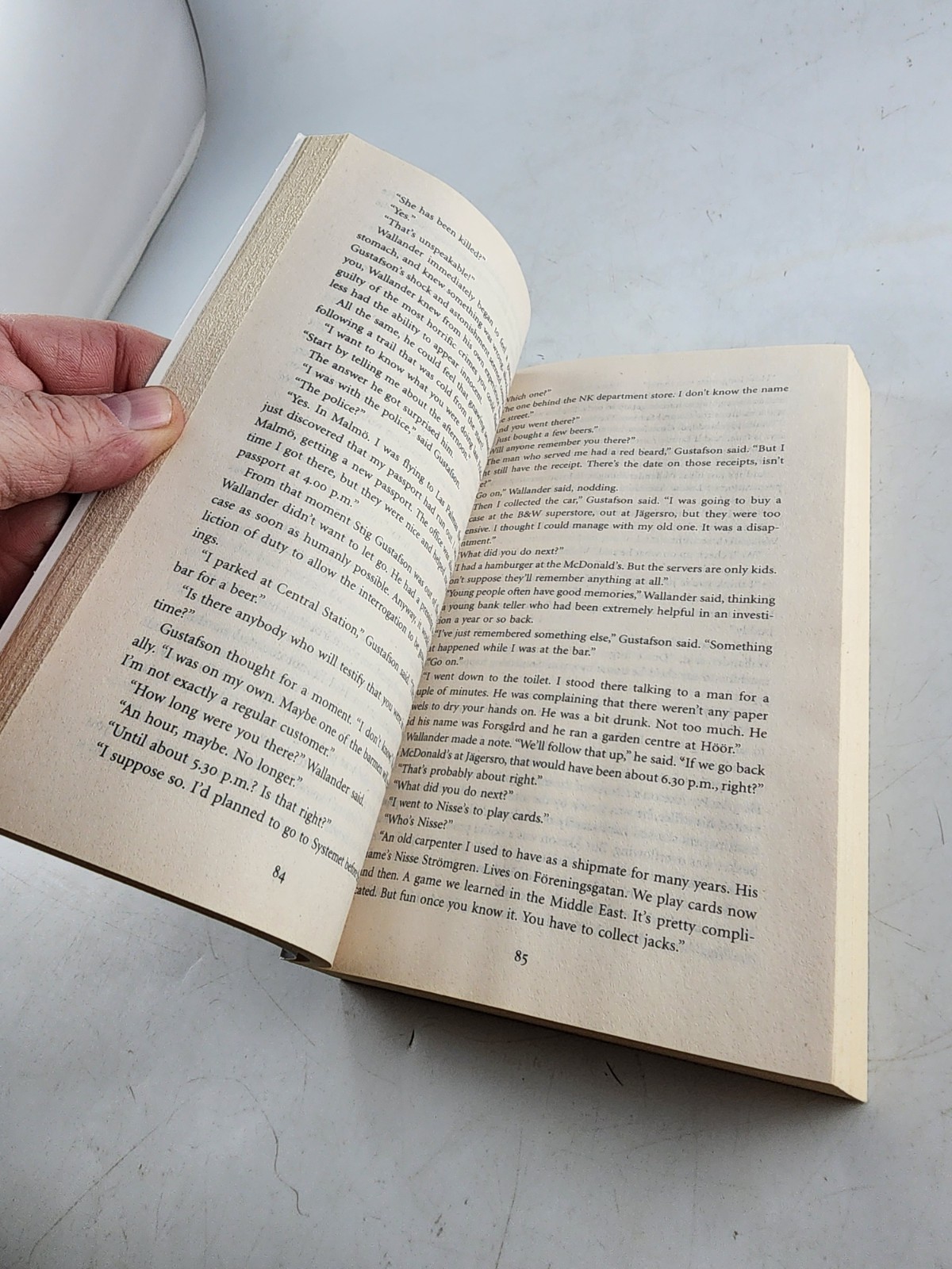 Henning Mankell “The White Lioness” PB Later Edition Signed by Author