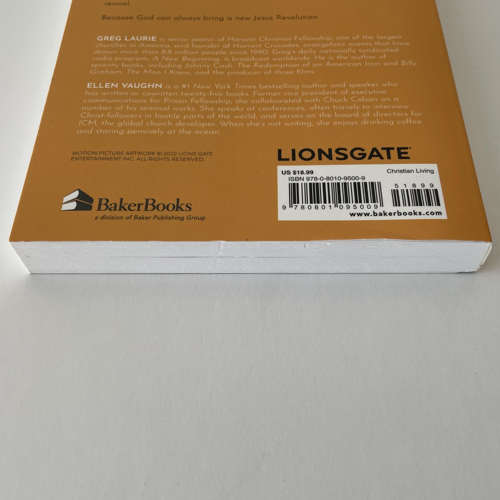 Jesus Revolution Greg Laurie Ellen Vaughn PB 2023 Special Edition Jesus Movement