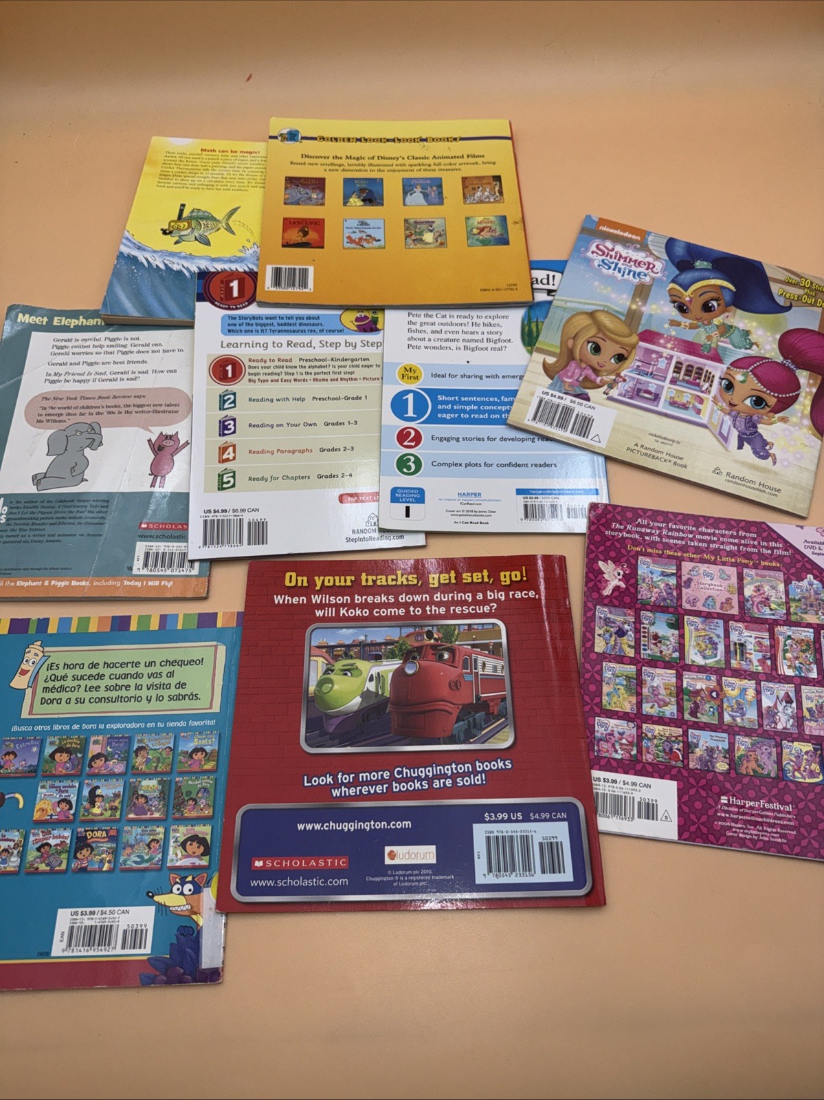 Mixed Lot Books Children Illustrations Easy Read Set of 9
