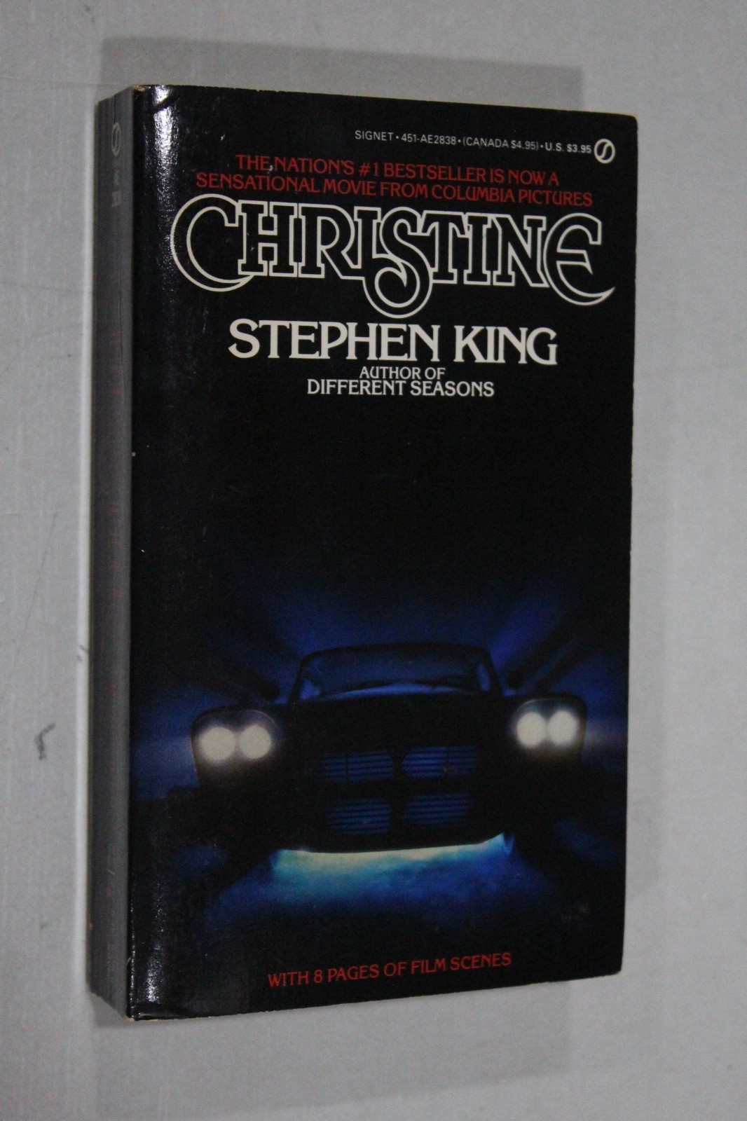 Christine by Stephen King Vintage Paperback Book First Signet 1983 Edition Clean